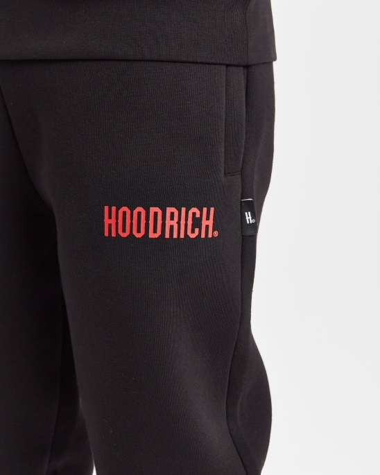 Hoodrich Og Core Jogginghose Schwarz/rot
