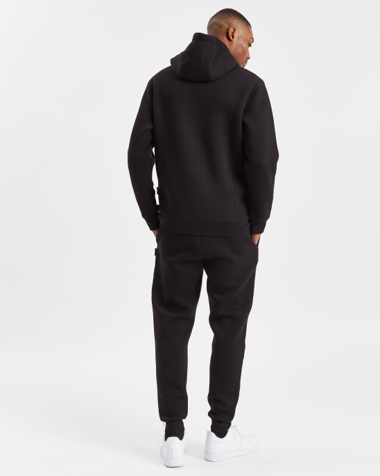 Hoodrich Og Core Jogginghose Schwarz/rot