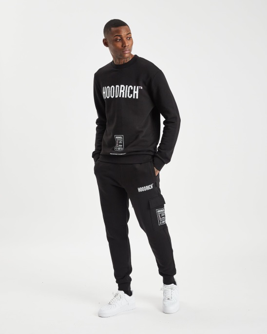 Og Akira V6 Cargo Jogger Hoodrich Schwarz/weiß/rose