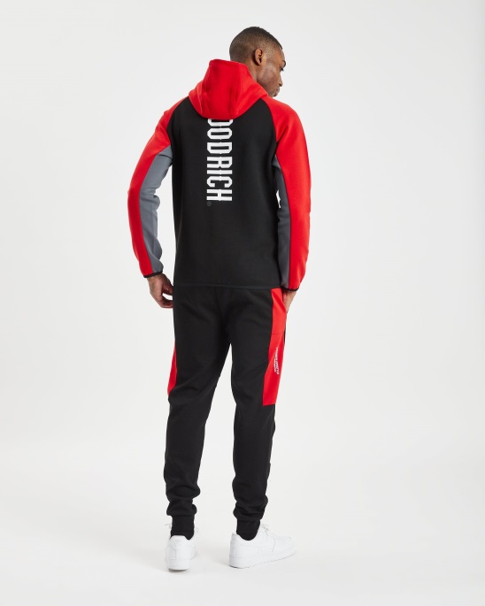 Og Phaze Jogginghose Schwarz/flamme/weiß Hoodrich