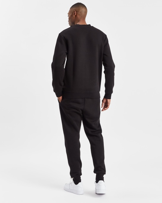 Hoodrich Schwarz/weiß/leuchtendes Og-Core-Sweatshirt