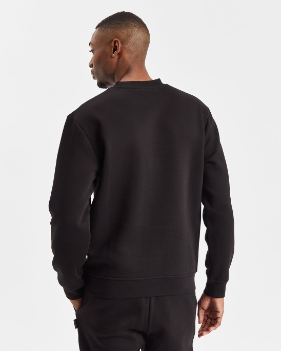 Hoodrich Schwarz/weiß/leuchtendes Og-Core-Sweatshirt