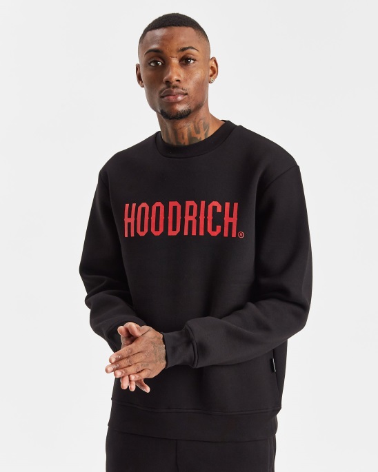 Hoodrich Og Core Sweatshirt Schwarz/rot