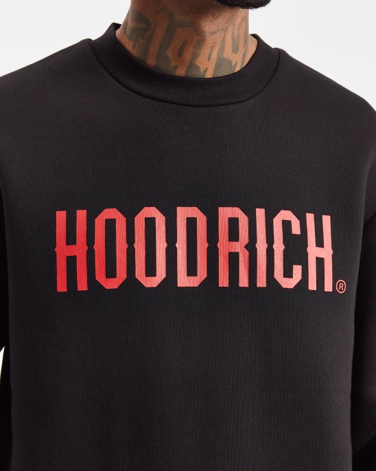 Hoodrich Og Core Sweatshirt Schwarz/rot