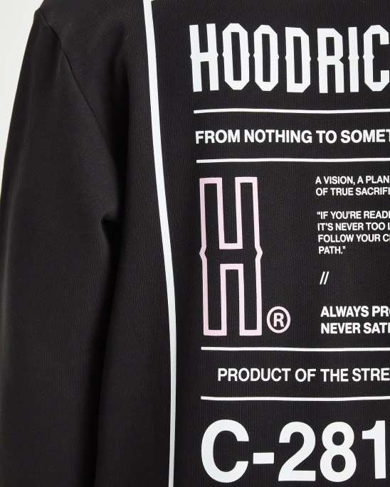 Schwarz/weiß/rosa Kapuzenpullover Von Akira V6