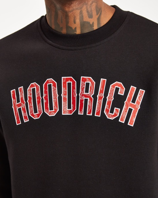Schwarz/weiß/lychee Og Paisley Sweatshirt Hoodrich