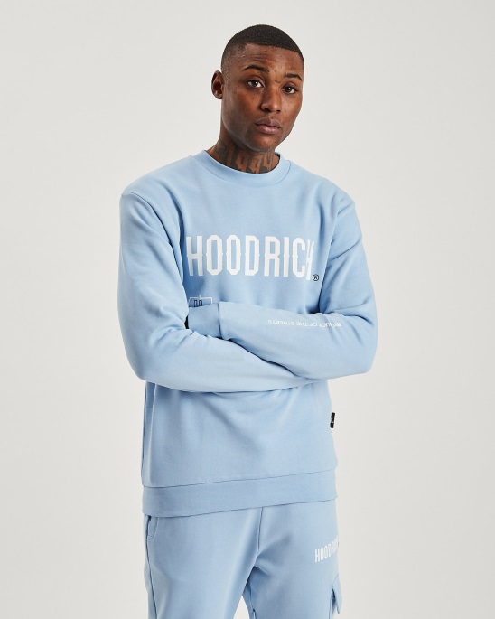 Og Akira V5 Sweatshirt Placid Blue/white/sky Hoodrich