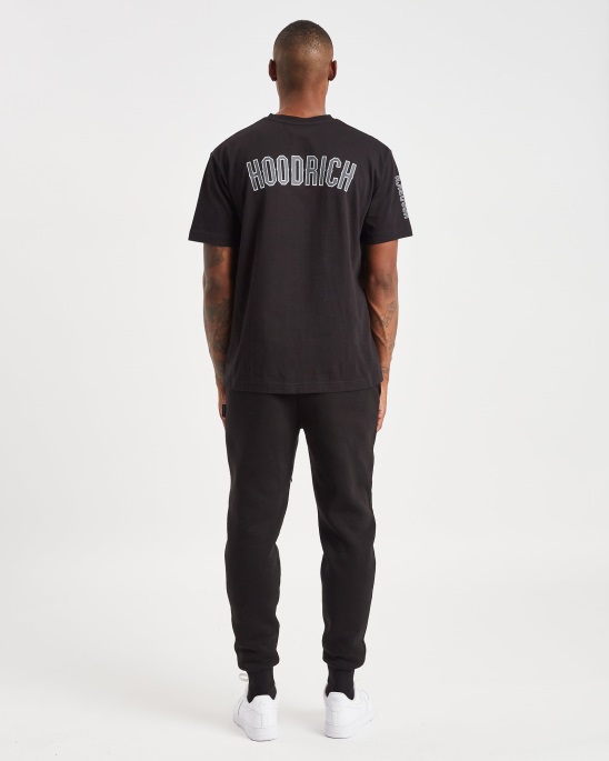 Schwarz/weiß/grau Hoodrich Last Whip T-Shirt