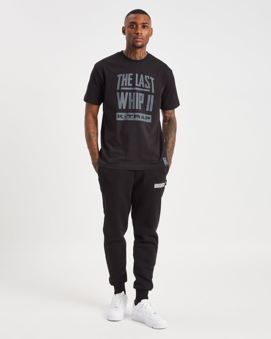 Schwarz/weiß/grau Hoodrich Last Whip T-Shirt