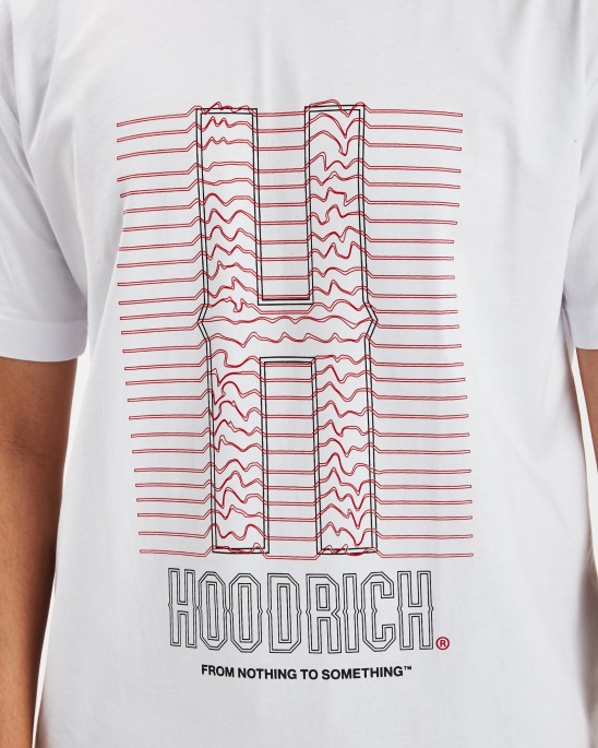 Og Kabel-T-Shirt Weiß/lychee/schwarz Hoodrich