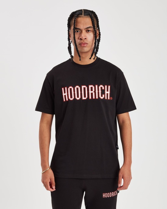 Schwarz/weiß/lychee Hoodrich Og Crush V2 T-Shirt