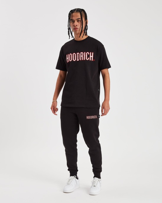 Schwarz/weiß/lychee Hoodrich Og Crush V2 T-Shirt