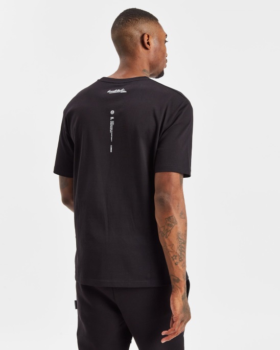 Og Ink T-shirt Hoodrich Schwarz/weiß/reflektierend