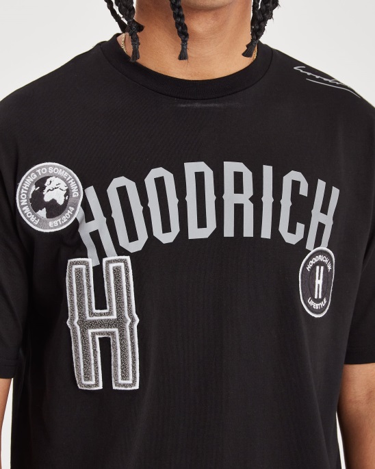 Hoodrich Og Pacific T-shirt Schwarz/reflektierend/schneeregen