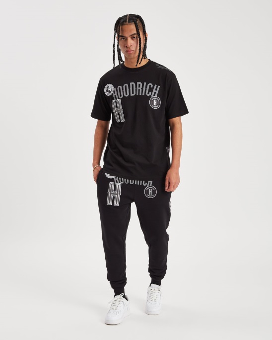 Hoodrich Og Pacific T-shirt Schwarz/reflektierend/schneeregen