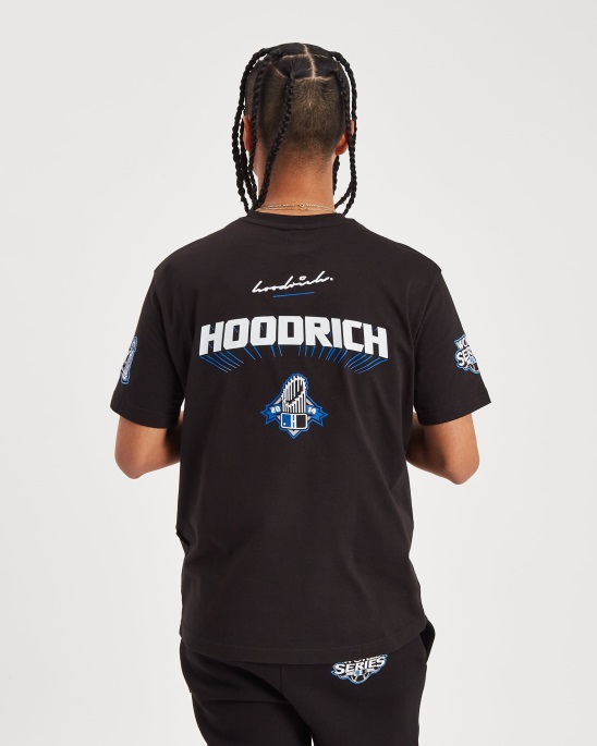 Schwarz/weiß/blau Hoodrich Og Stadium T-Shirt