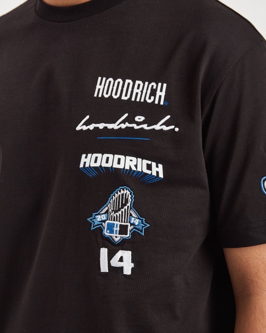 Schwarz/weiß/blau Hoodrich Og Stadium T-Shirt