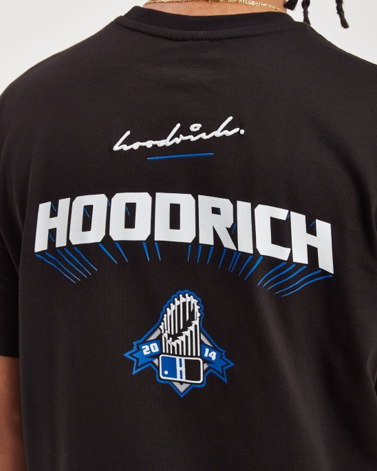 Schwarz/weiß/blau Hoodrich Og Stadium T-Shirt