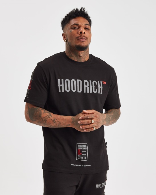 Schwarz/reflektierend Og Akira V6 T-shirt Hoodrich