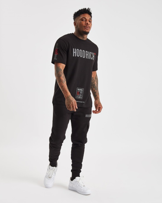 Schwarz/reflektierend Og Akira V6 T-shirt Hoodrich
