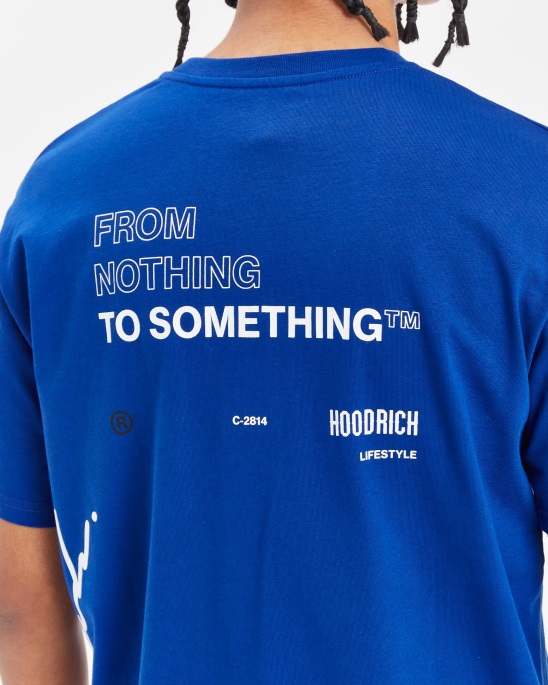 Og Tycoon T-shirt Sodalithblau/weiß/schwarz Hoodrich