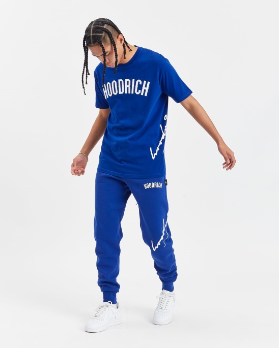 Og Tycoon T-shirt Sodalithblau/weiß/schwarz Hoodrich