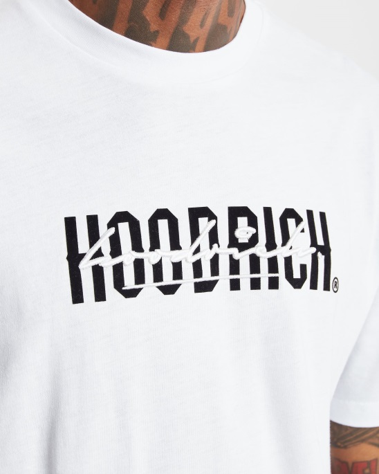 Hoodrich Og Stack T-shirt Weiß/schwarz