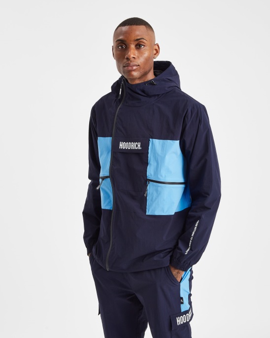 Og Cript Track Top Navy/Azurblau/Weiß Hoodrich