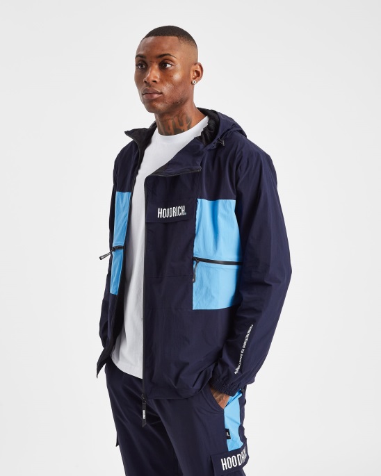 Og Cript Track Top Navy/Azurblau/Weiß Hoodrich