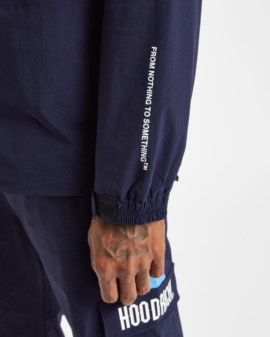 Og Cript Track Top Navy/Azurblau/Weiß Hoodrich