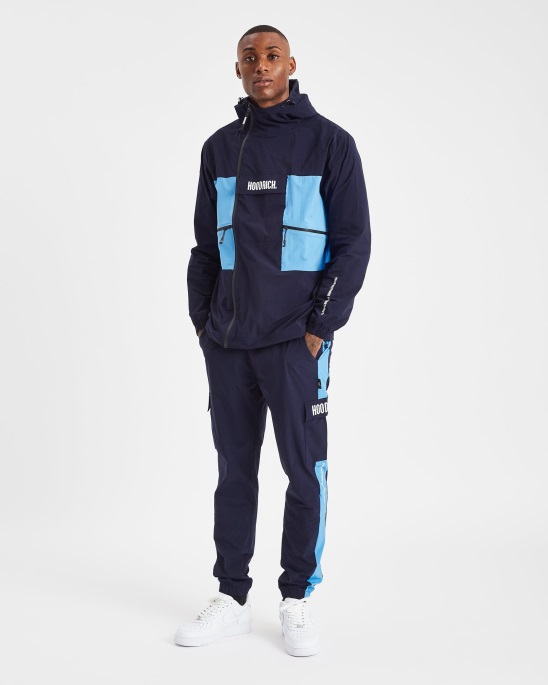 Og Cript Track Top Navy/Azurblau/Weiß Hoodrich