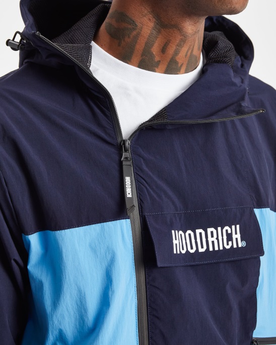Og Cript Track Top Navy/Azurblau/Weiß Hoodrich