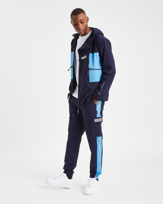 Og Cript Track Top Navy/Azurblau/Weiß Hoodrich