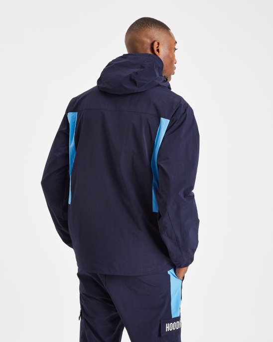 Og Cript Track Top Navy/Azurblau/Weiß Hoodrich