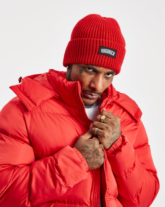 Rot/schwarz/weiße Hoodrich Og Core Mütze