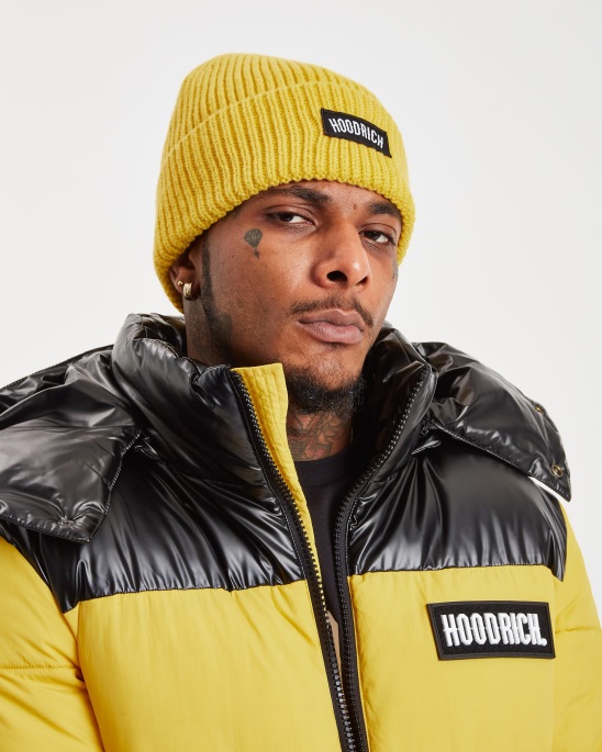 Hoodrich Og Core Beanie Gelb/schwarz/weiß