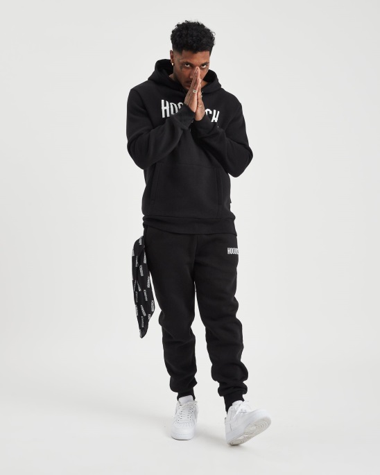 Og Repro Bandana Hoodrich Schwarz/weiß/rot