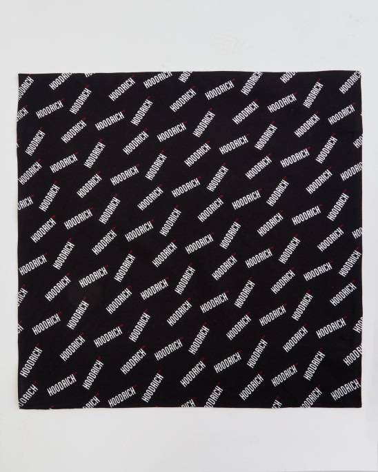 Og Repro Bandana Hoodrich Schwarz/weiß/rot