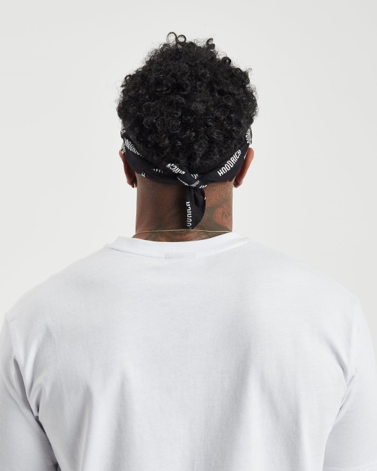 Og Repro Bandana Hoodrich Schwarz/weiß/rot