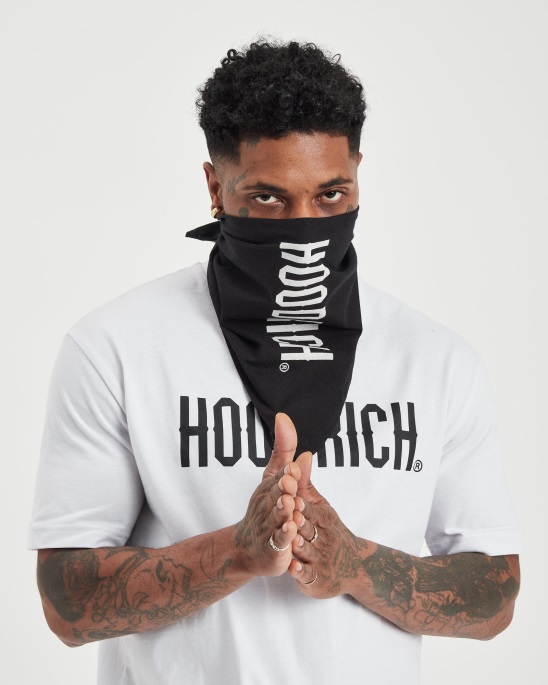 Hoodrich Og Core Bandana Schwarz/weiß