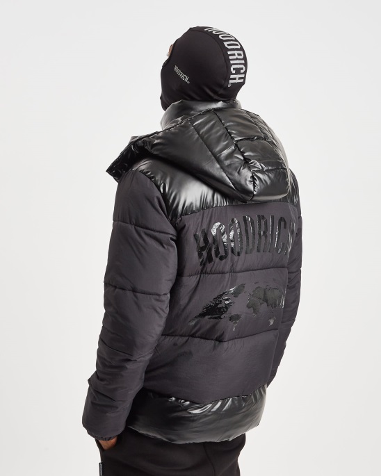 Hoodrich Schwarz/reflektierende Og Taktische Sturmhaube