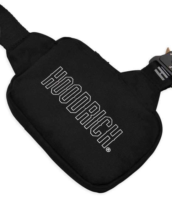 Schwarz/reflektierende Kapuze Und Reflektierende Minitasche