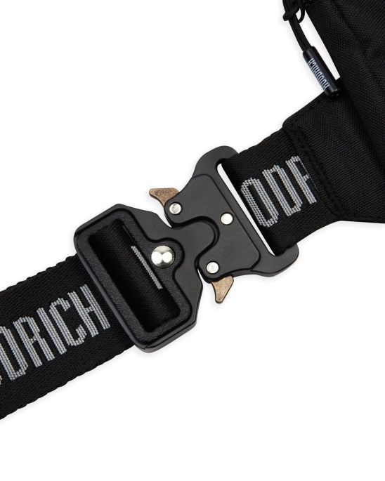 Schwarz/reflektierende Kapuze Und Reflektierende Minitasche