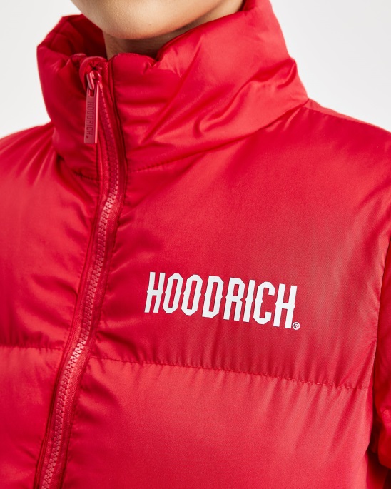 Rot/weiße Hoodrich Og Stellar Jacke