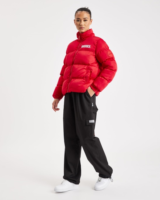 Rot/weiße Hoodrich Og Stellar Jacke