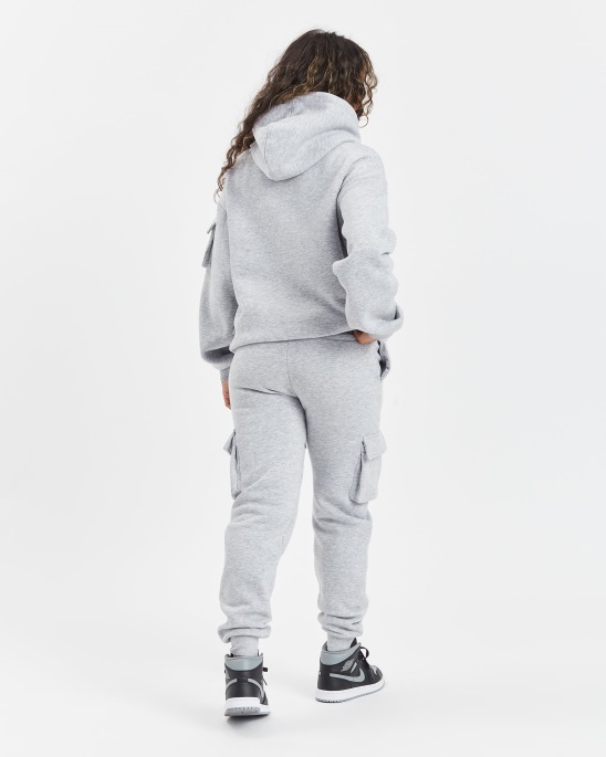 Hoodrich Heather Grey/Black (Restock) Und Luna Hoodie Mit Durchgehendem Reißverschluss