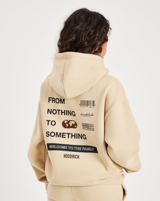 Irish Cream/Schwarz/Brünette Hoodrich Og Frenzy Hoodie