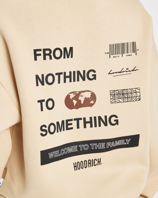 Irish Cream/Schwarz/Brünette Hoodrich Og Frenzy Hoodie