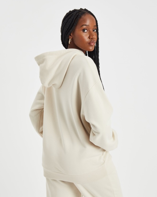 Hoodrich Og Storm Hoodie Haferflocken/Weiß