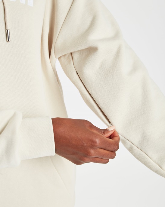 Hoodrich Og Storm Hoodie Haferflocken/Weiß